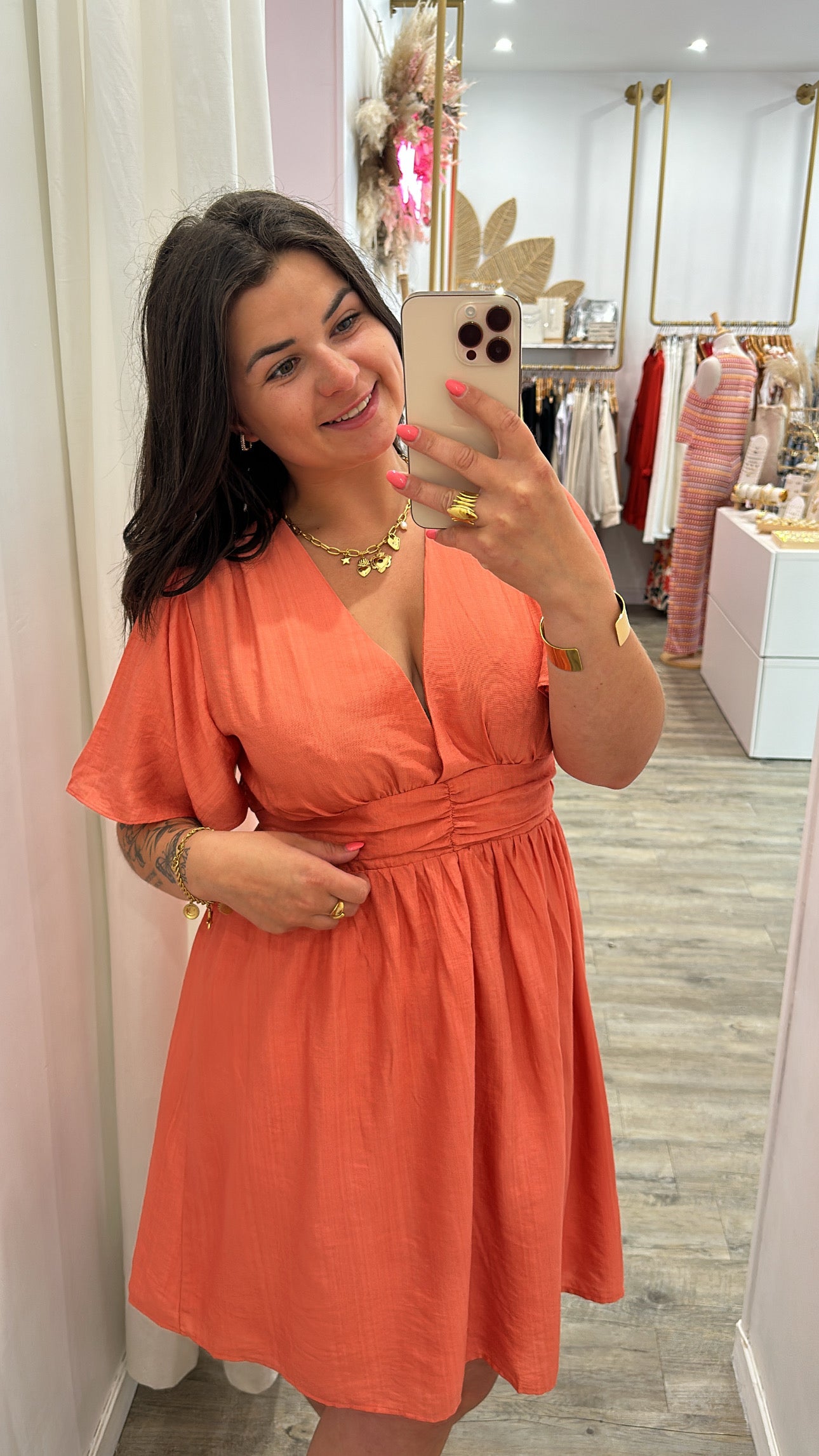 Robe Valentina + rose