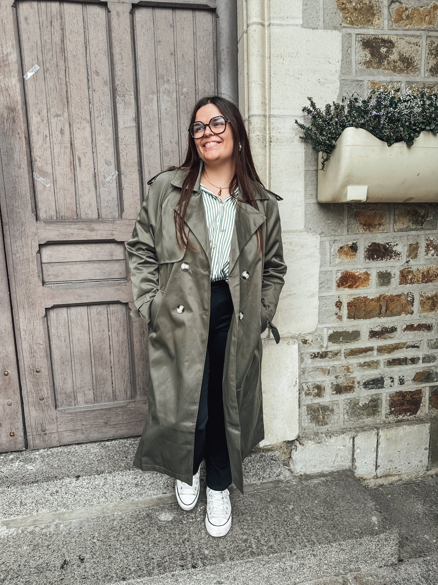 Trench Berenice - kaki