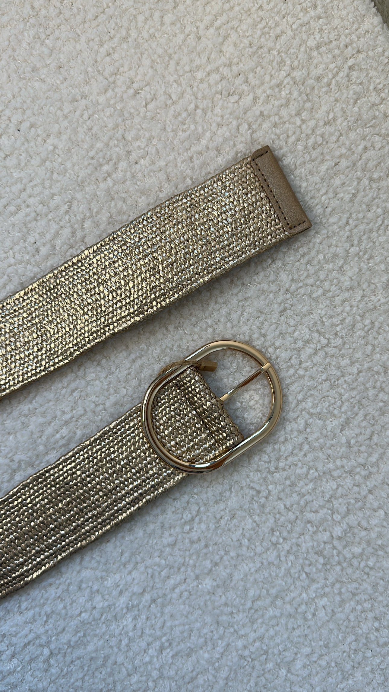 Ceinture élastique - doré