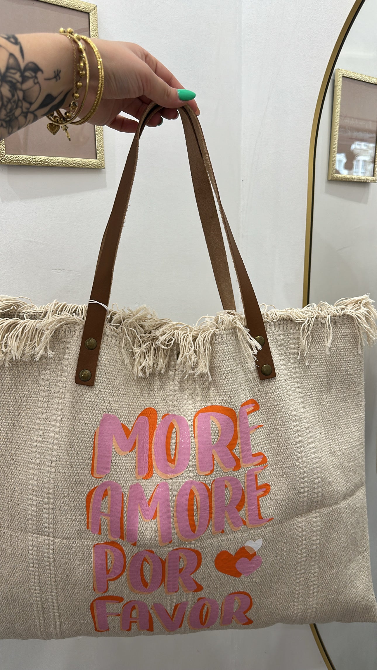Pochette & sac « MORE AMOR POR FAVOR »