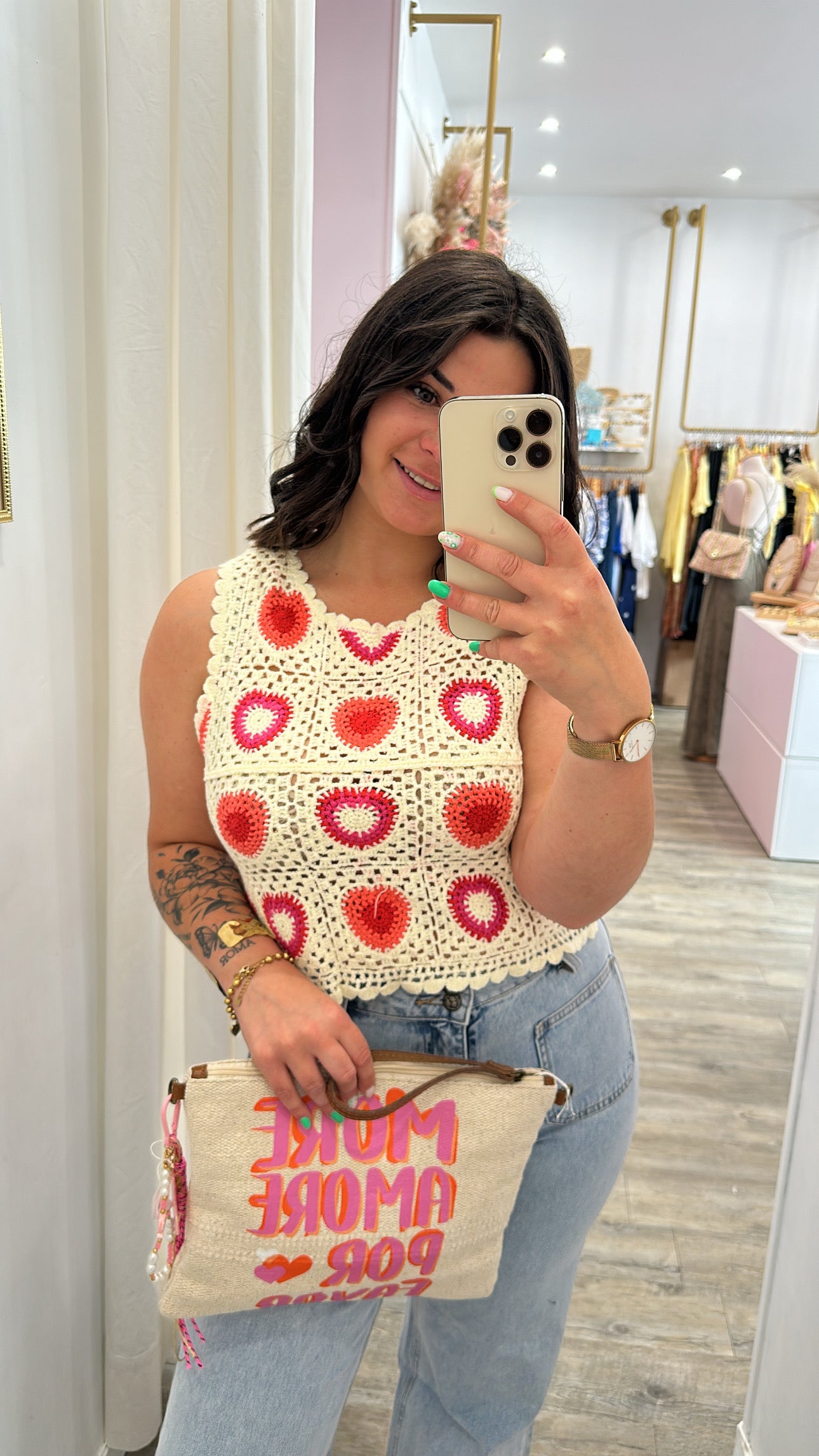 Pochette & sac « MORE AMOR POR FAVOR »