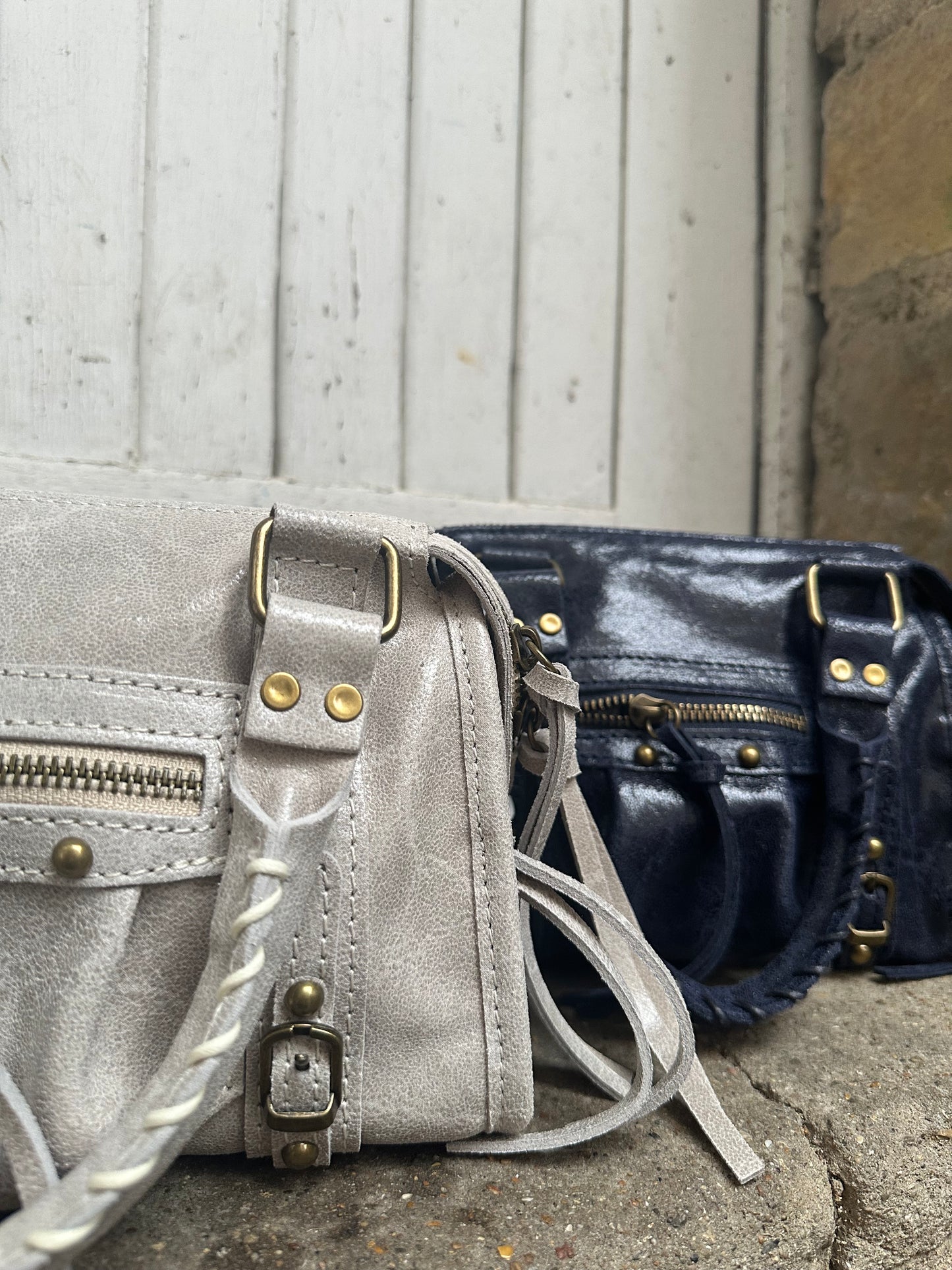 Sac Capucine en cuir mate - small