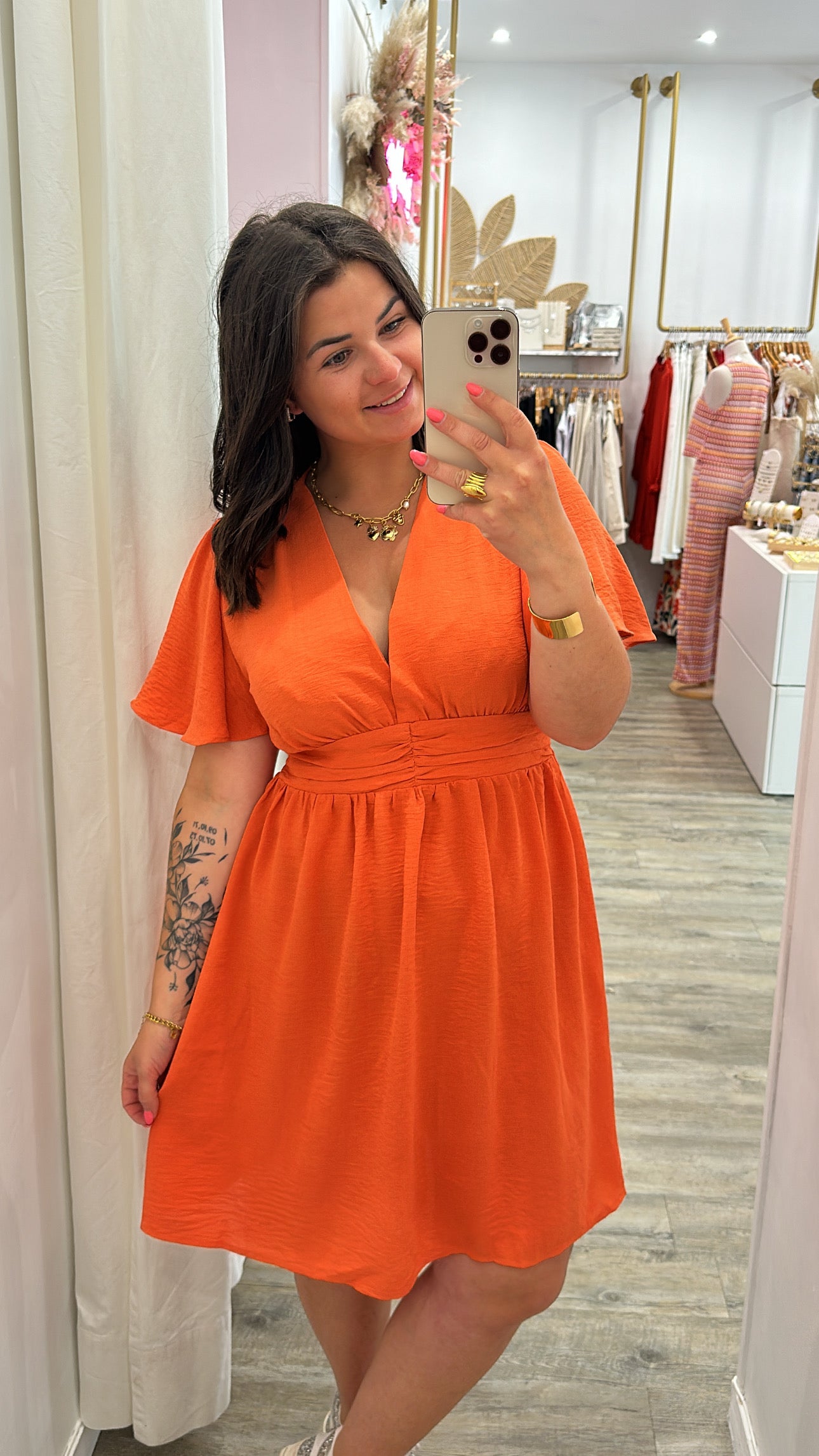 Robe Valentina + orange