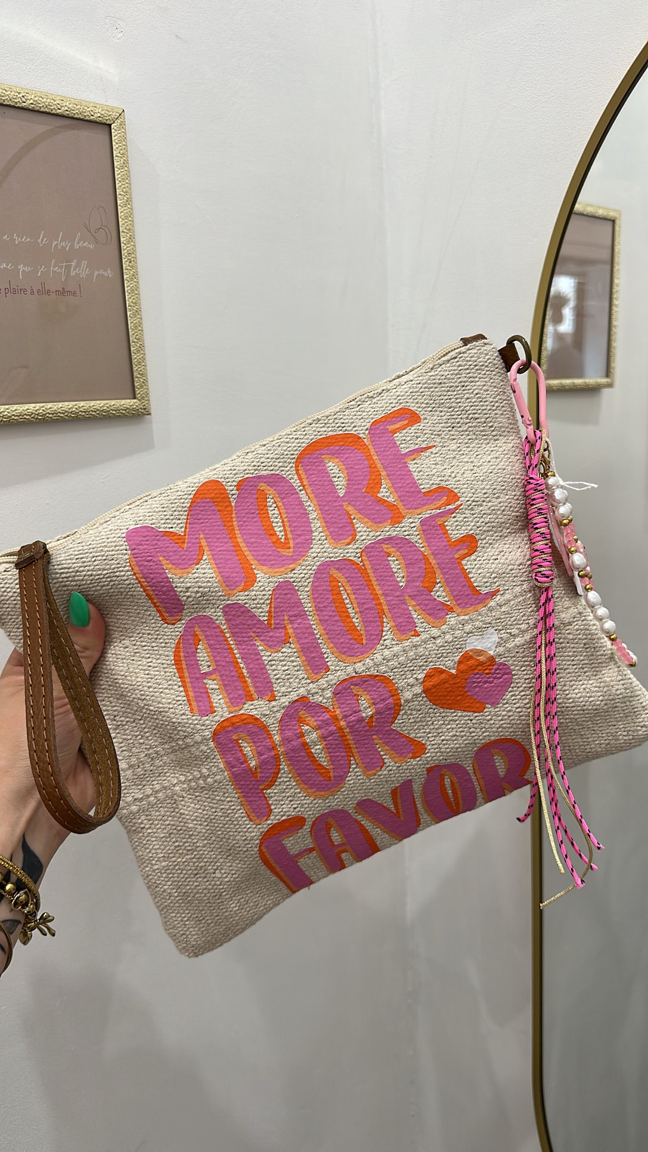 Pochette & sac « MORE AMOR POR FAVOR »