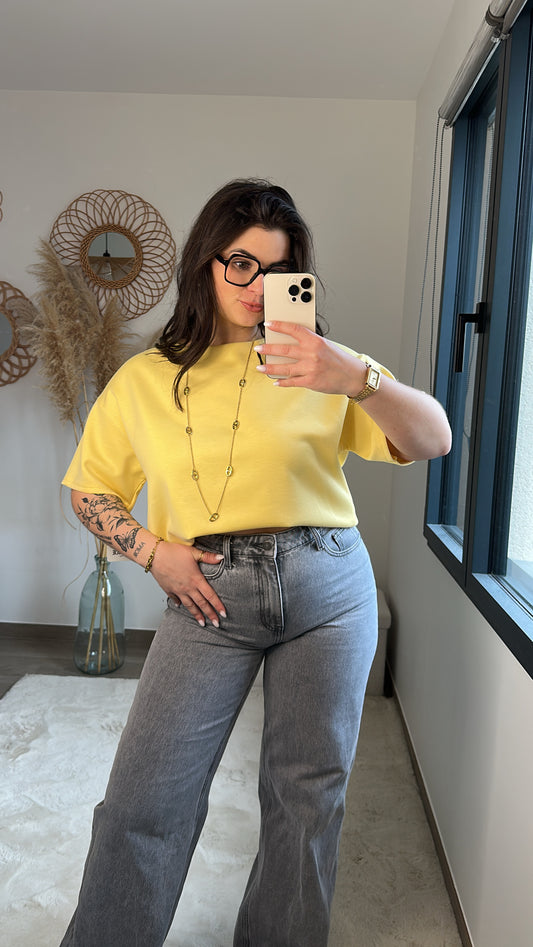 T-shirt Ellia - jaune