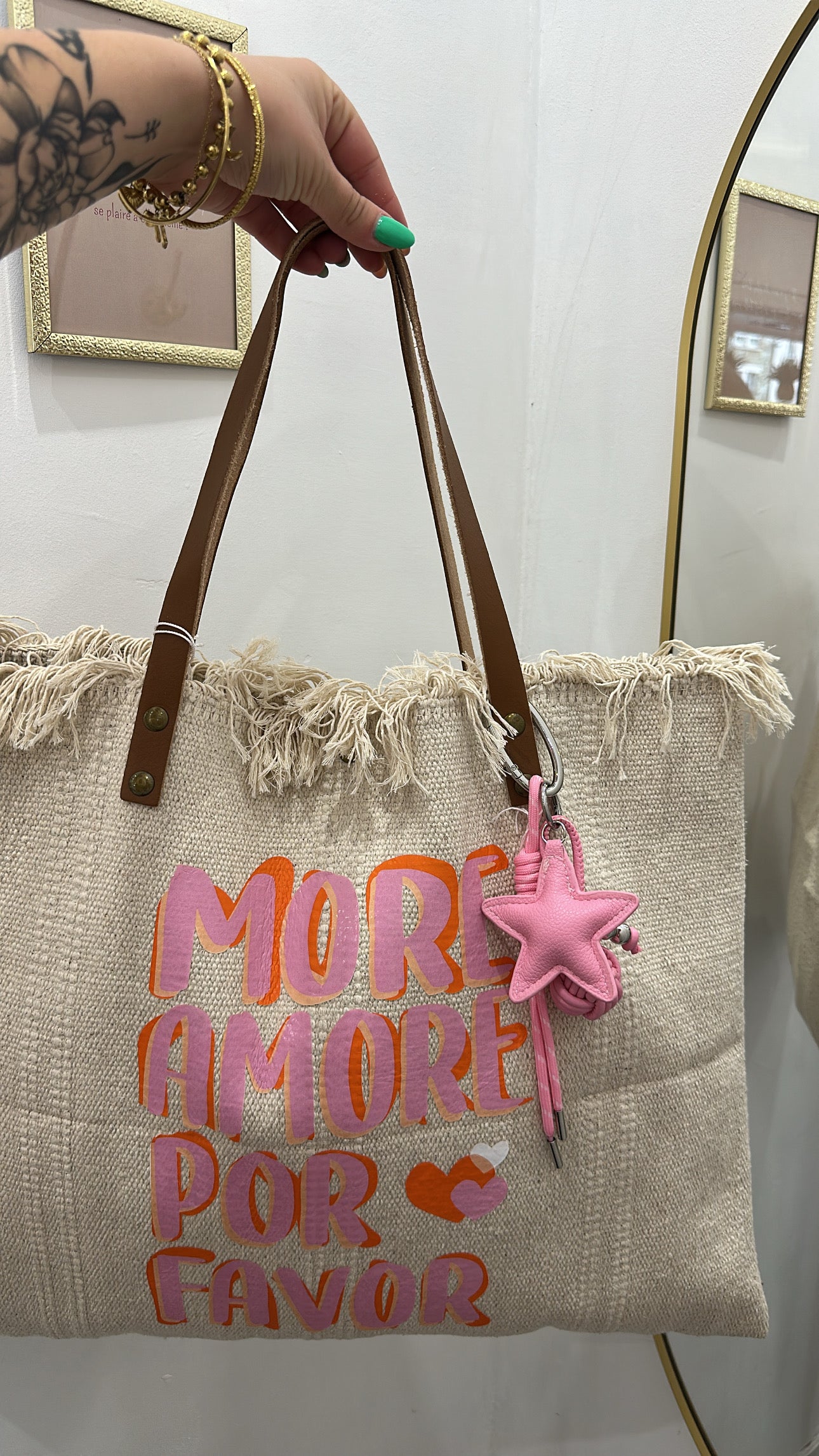 Pochette & sac « MORE AMOR POR FAVOR »