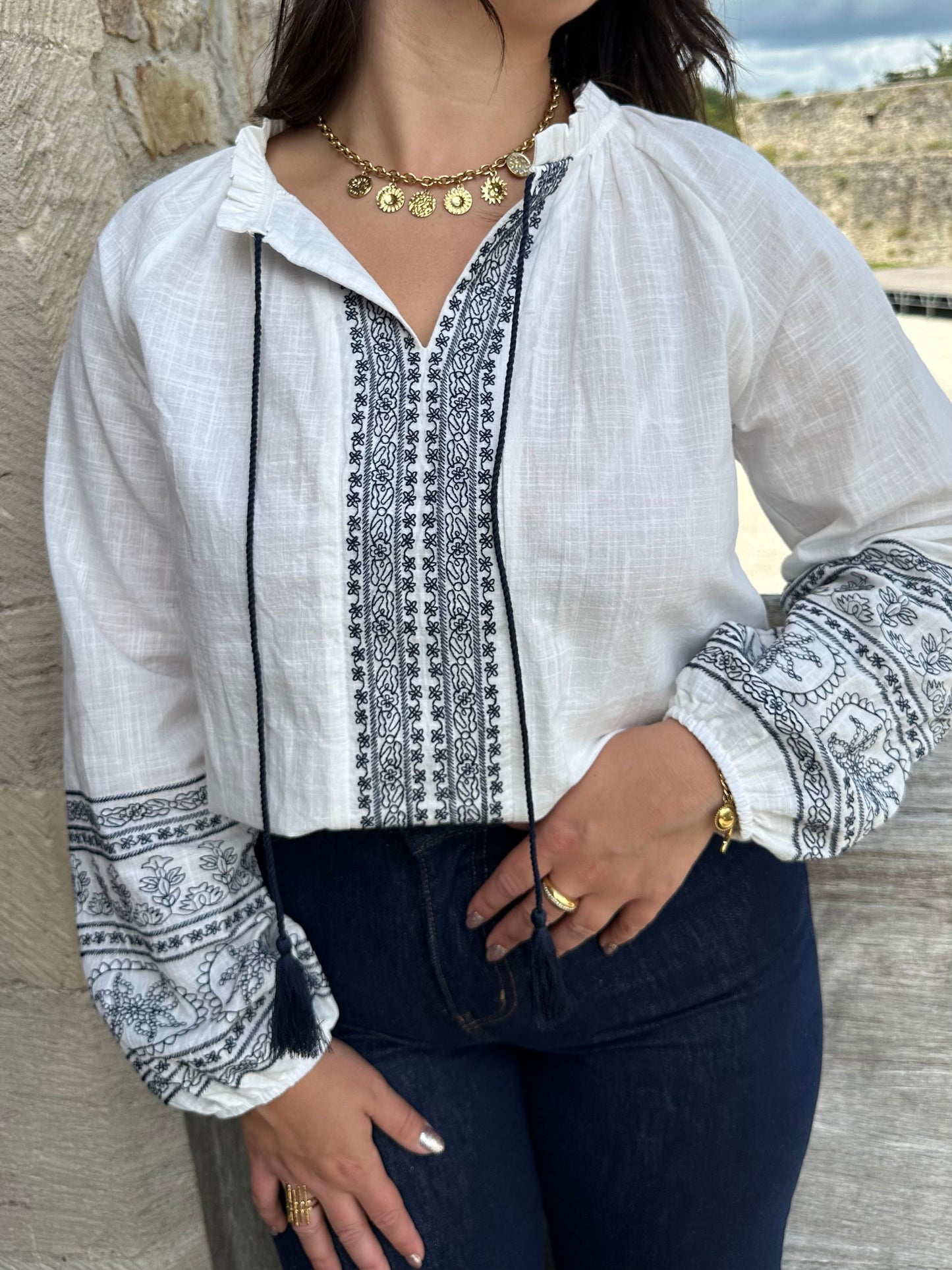 Blouse Albane - marine