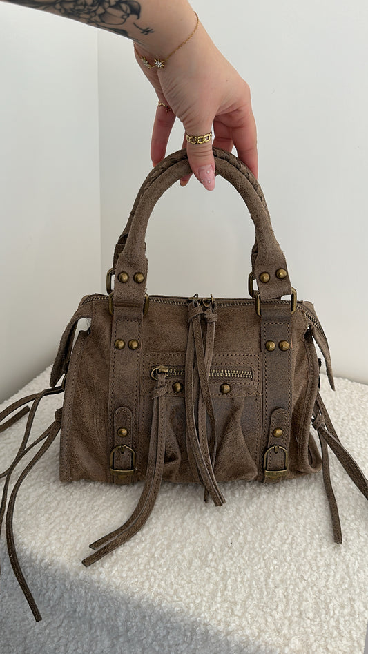 Sac Capucine en cuir mate - small