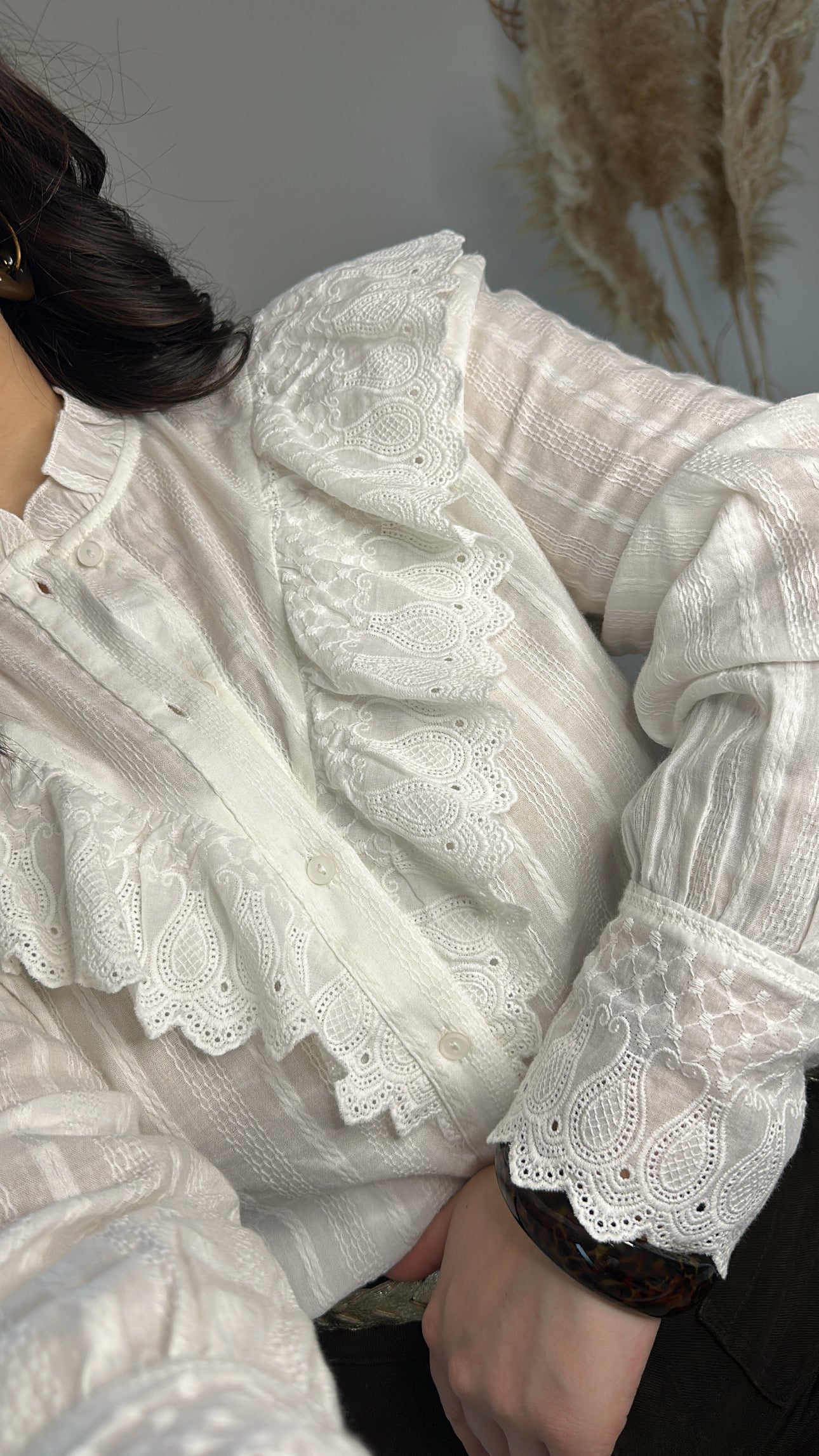 Blouse Dune - blanc