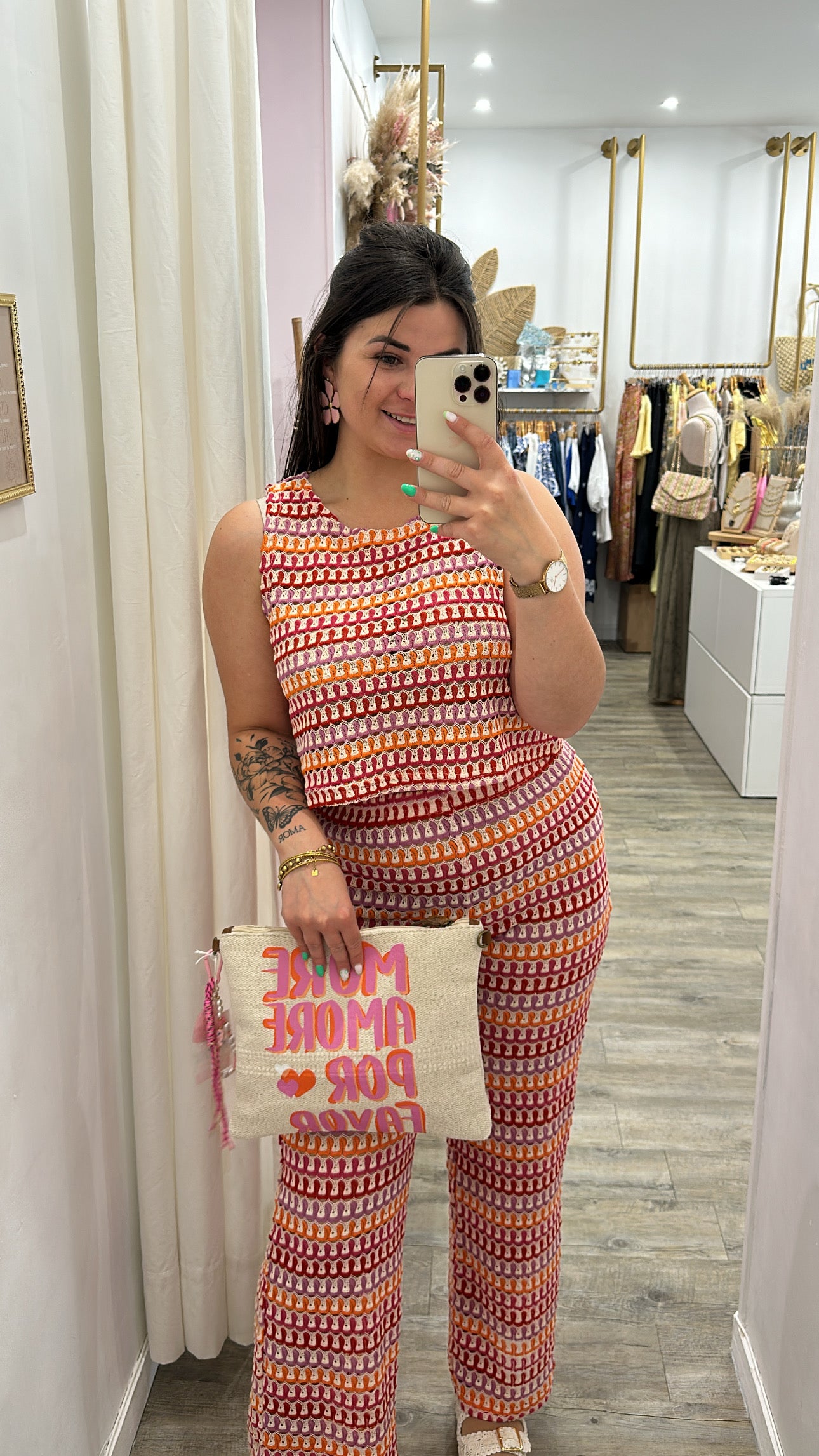 Pochette & sac « MORE AMOR POR FAVOR »