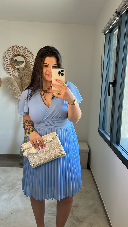 Robe Rosita - bleu ciel