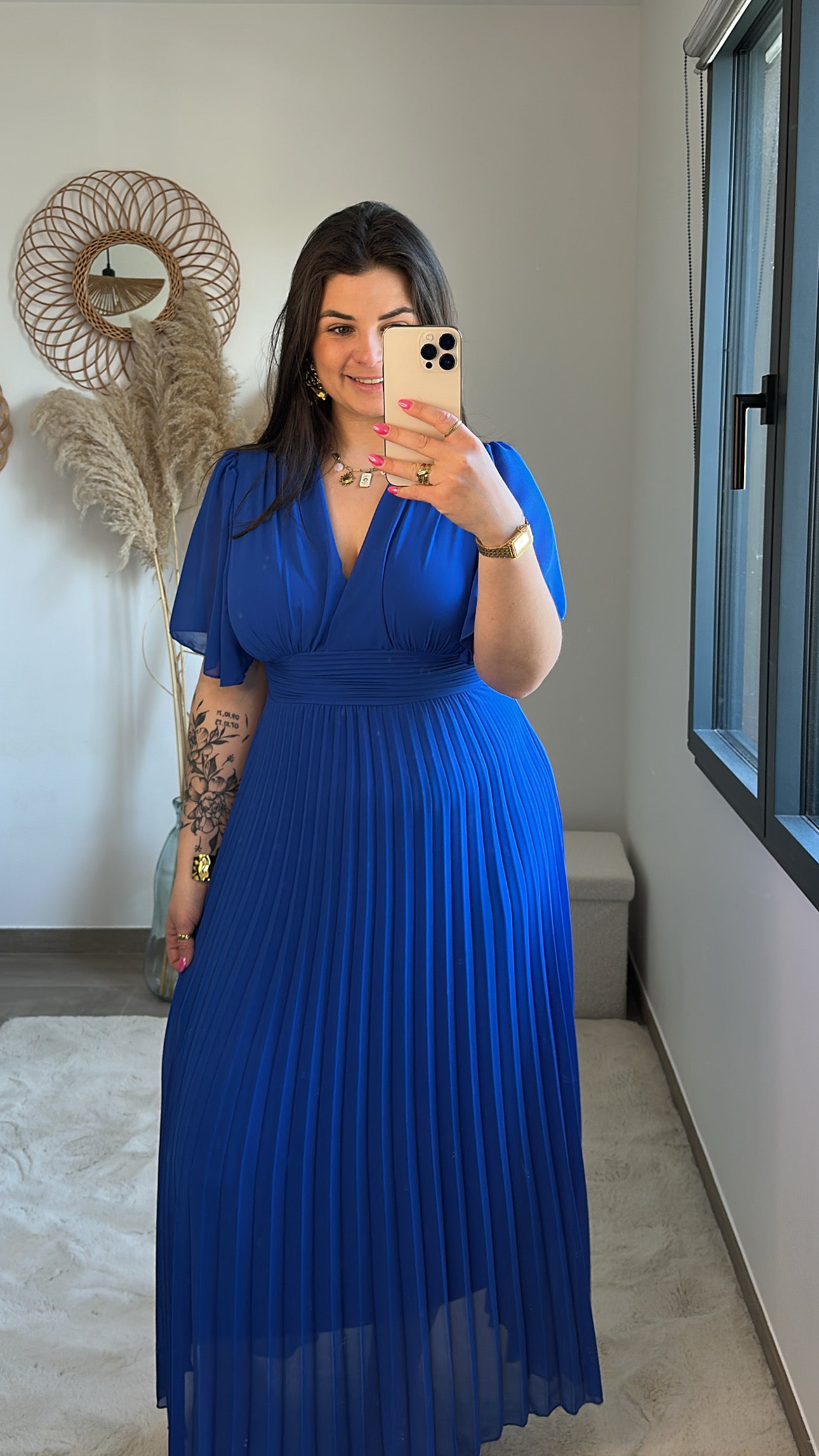 Robe Rosie - bleu roi