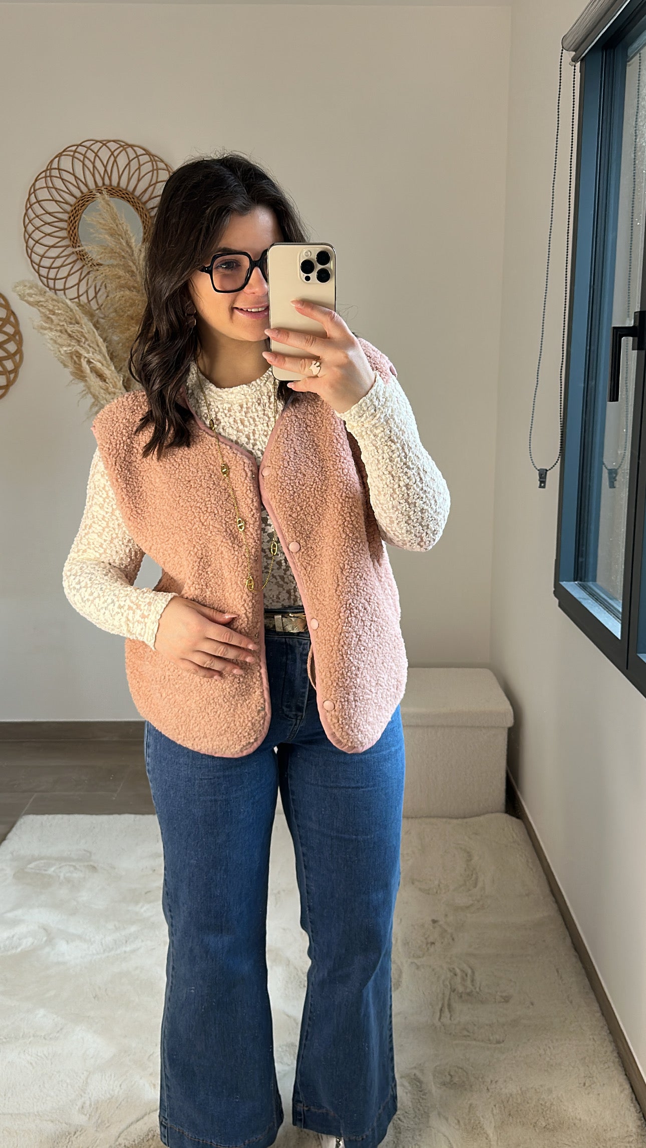 Gilet Clothilde - rose