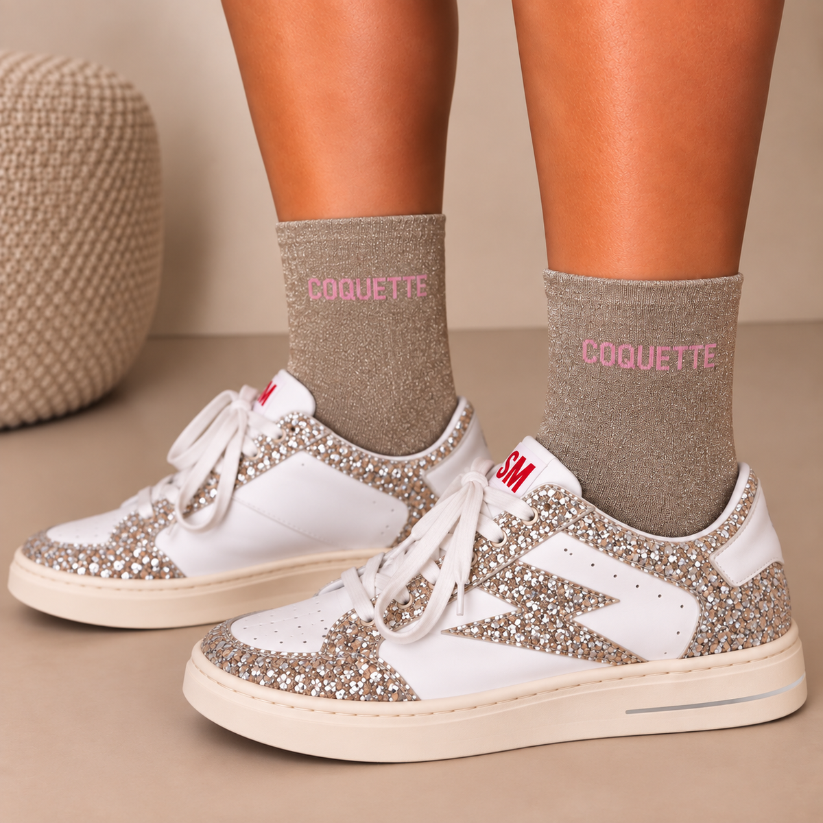 Chaussettes à paillettes