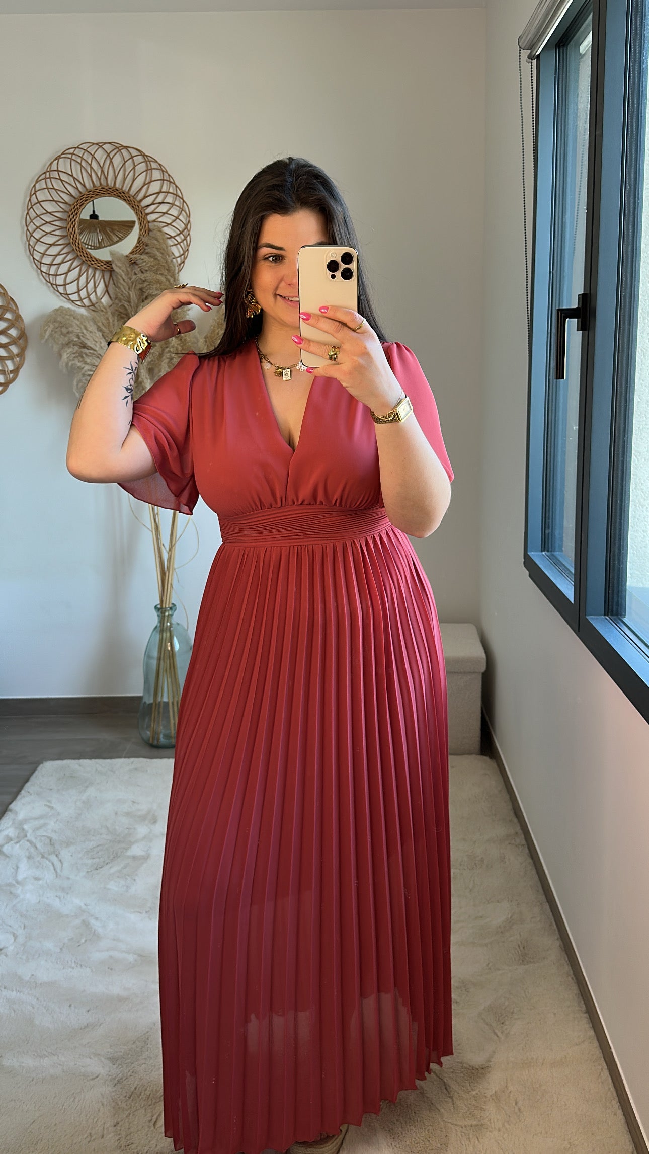 Robe Rosie - vieux rose