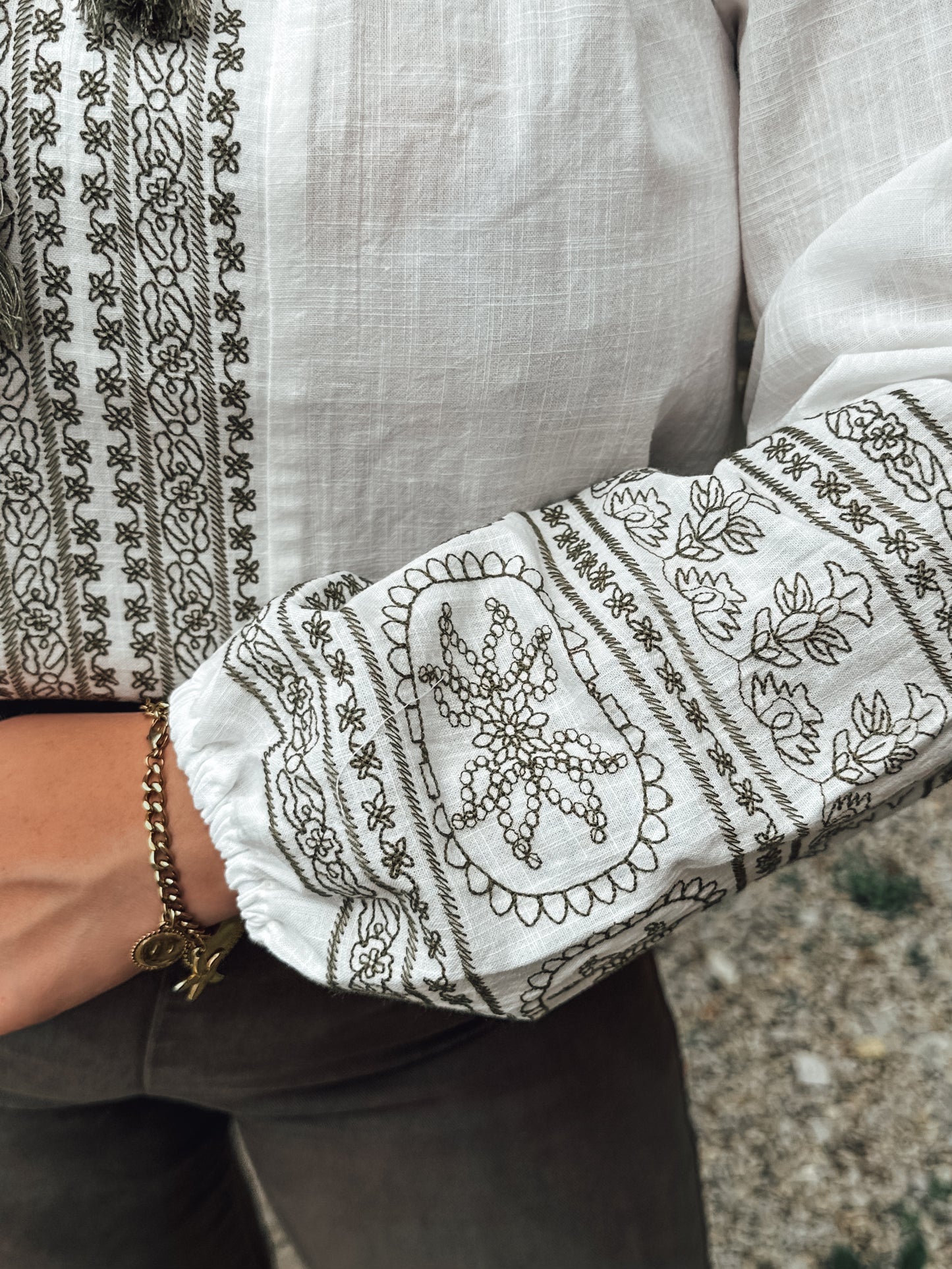 Blouse Albane - kaki