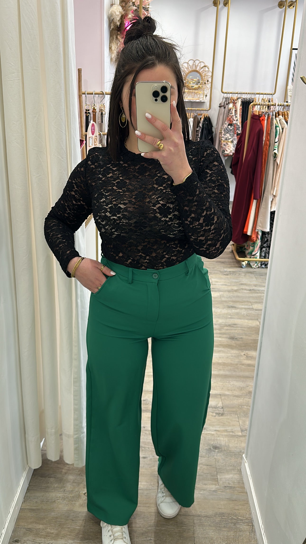 Pantalon Naia - vert