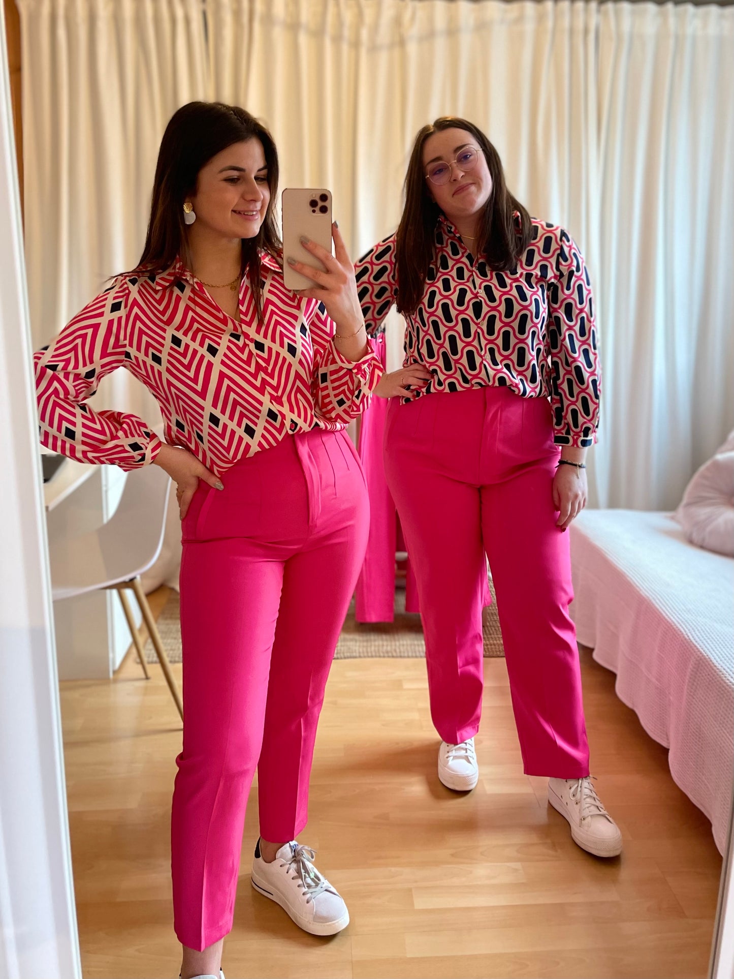 Pantalon Lou-Anne + - rose