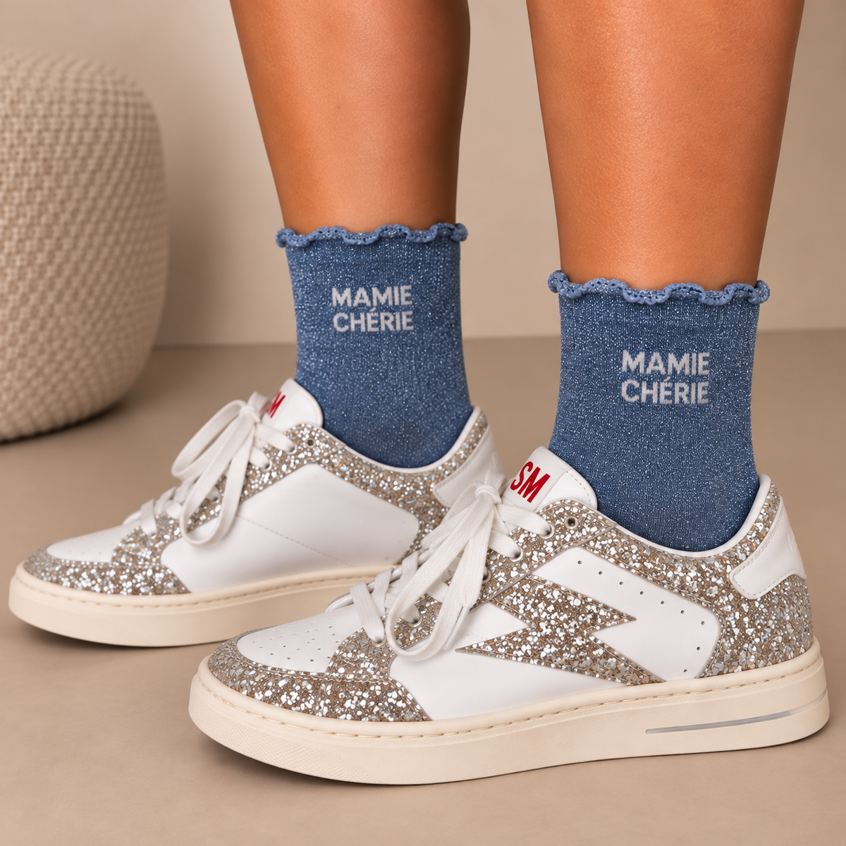 Chaussettes à paillettes