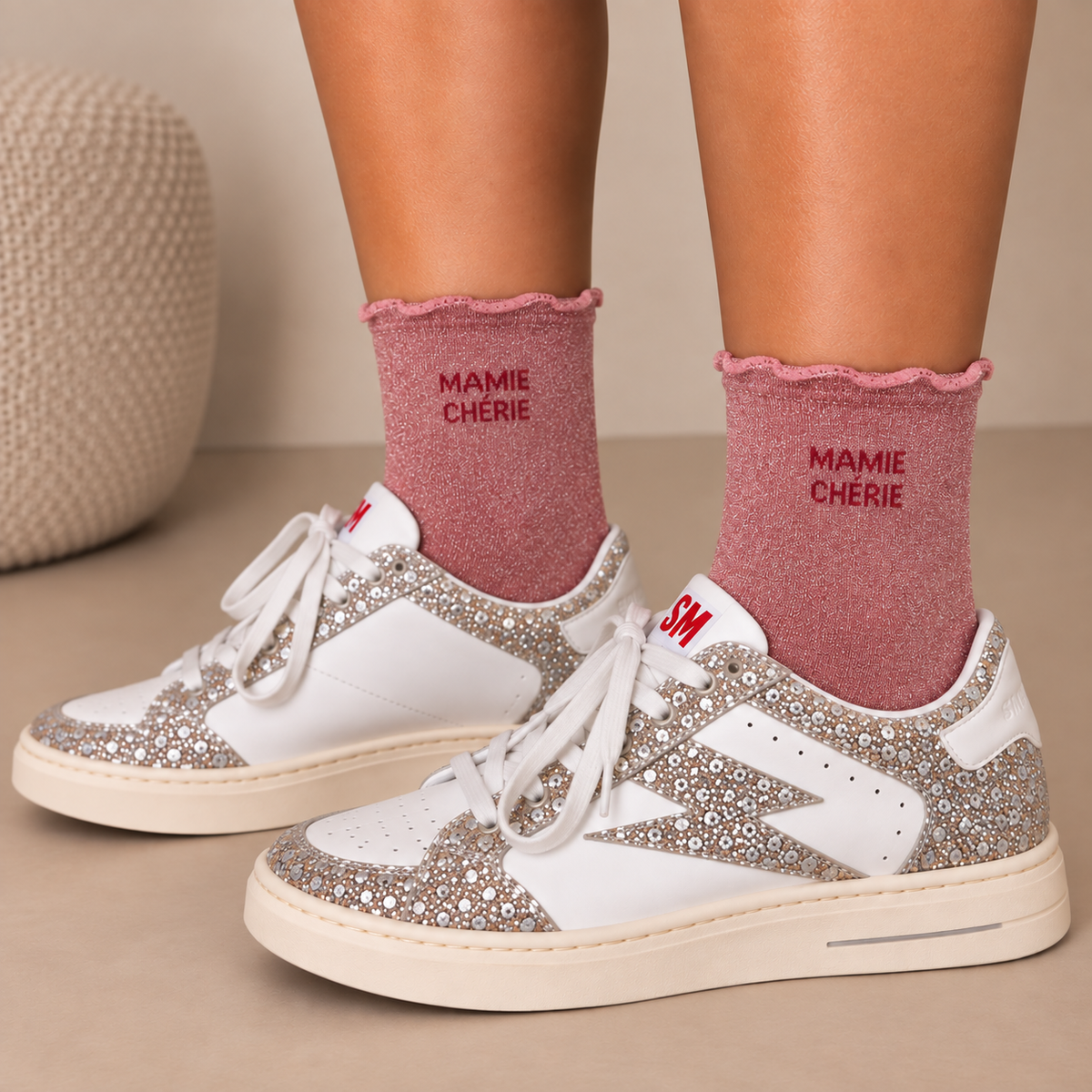 Chaussettes à paillettes