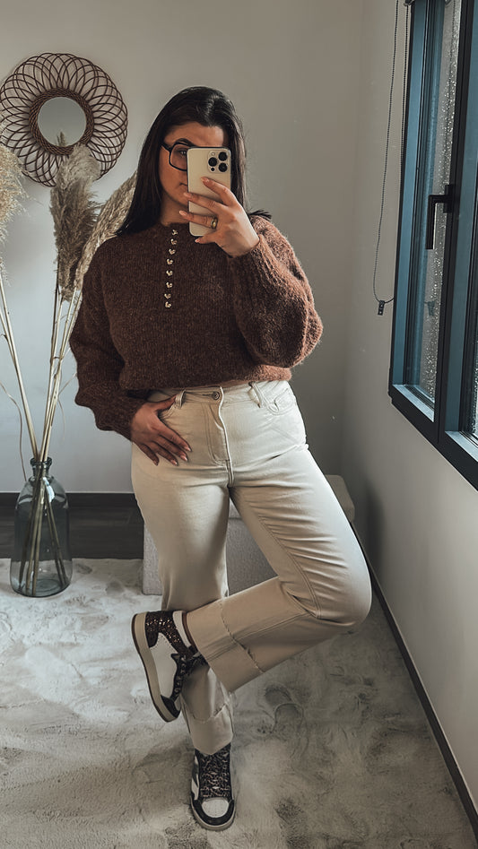 Pull Denise - marron