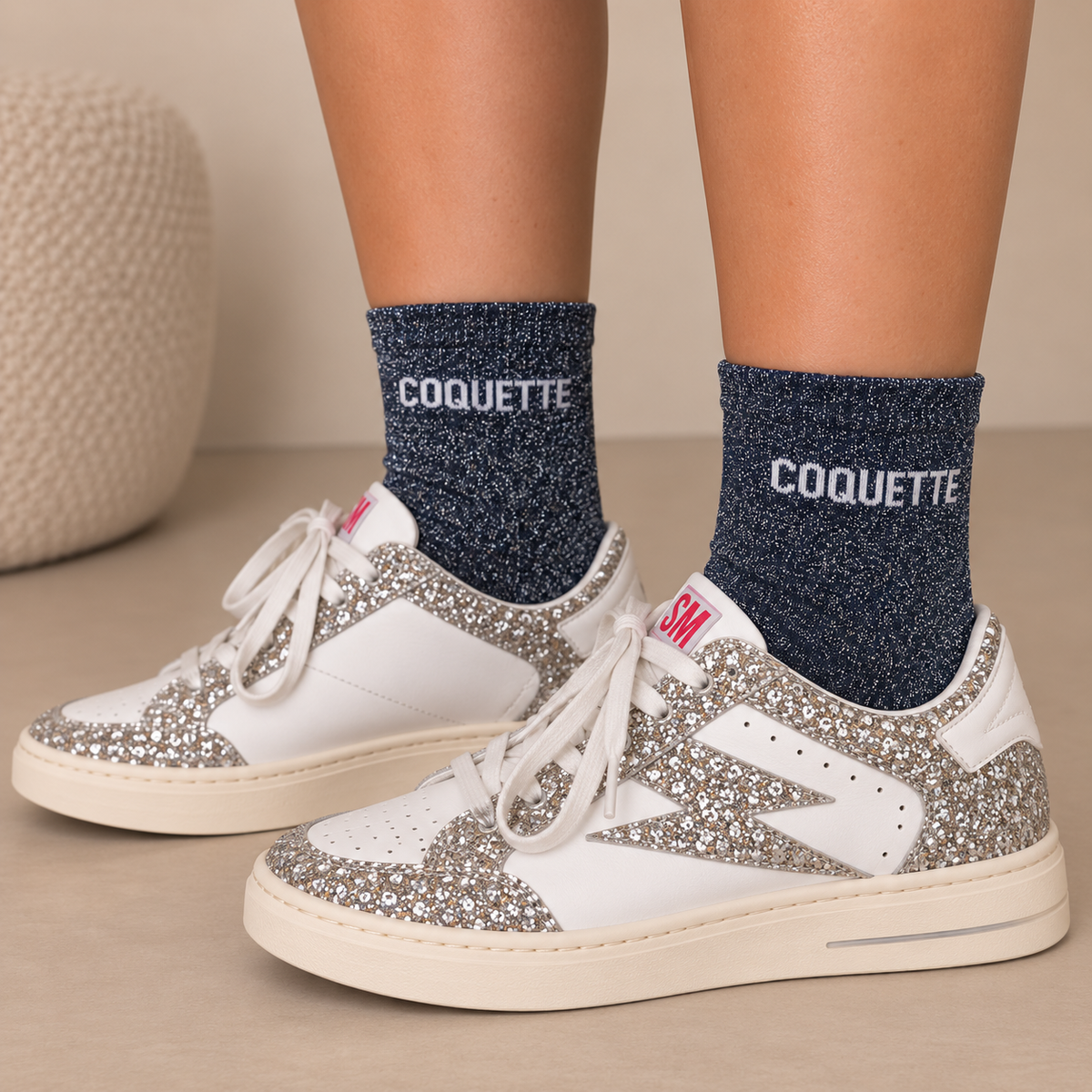 Chaussettes à paillettes