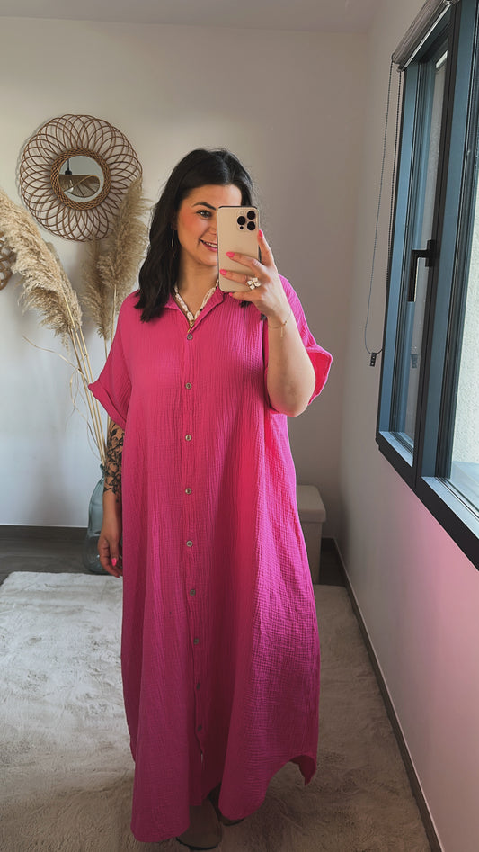 Robe Irina + fuchsia