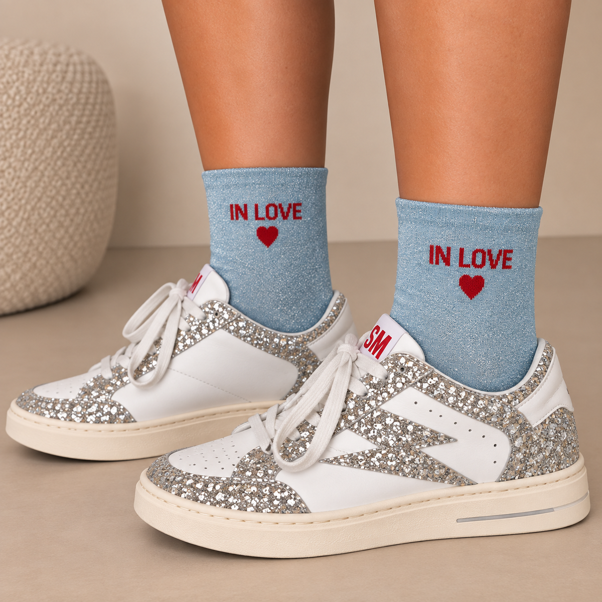 Chaussettes à paillettes