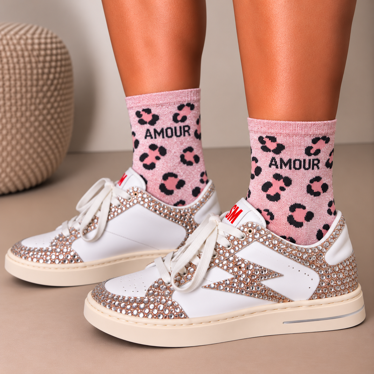 Chaussettes à paillettes