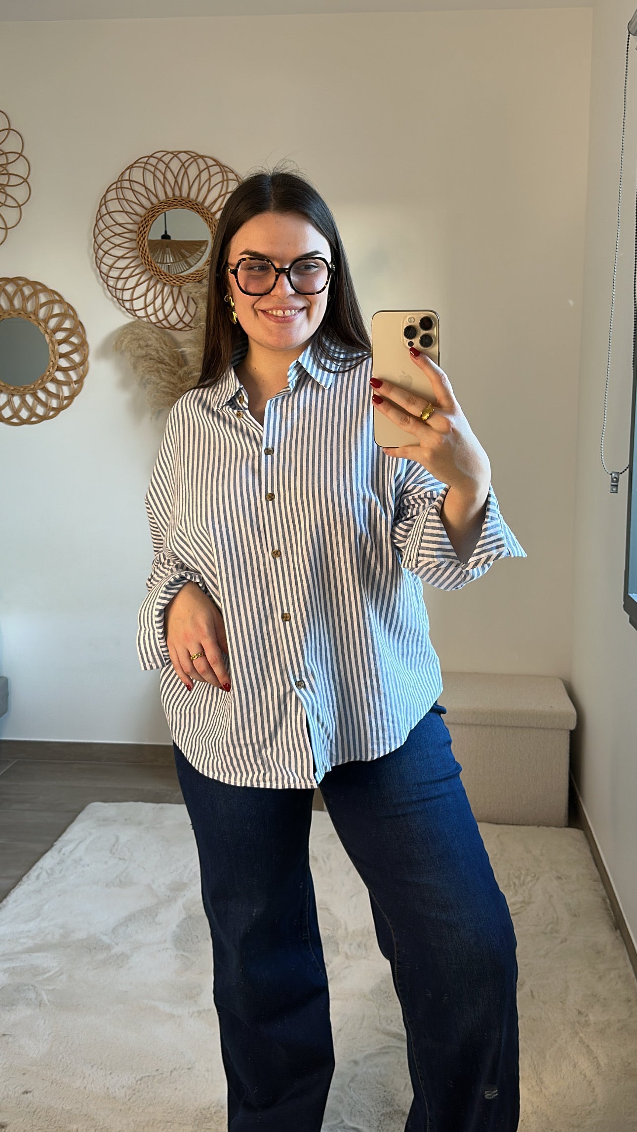 Chemise Elise - bleu