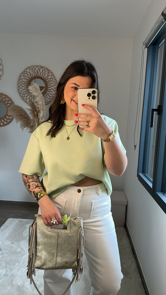 T-shirt Ellia - vert d'eau