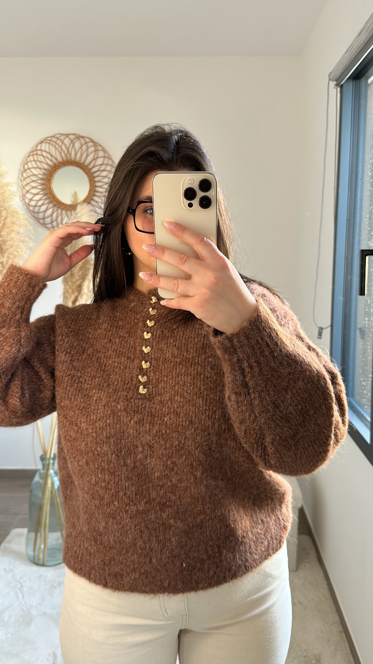 Pull Denise - marron