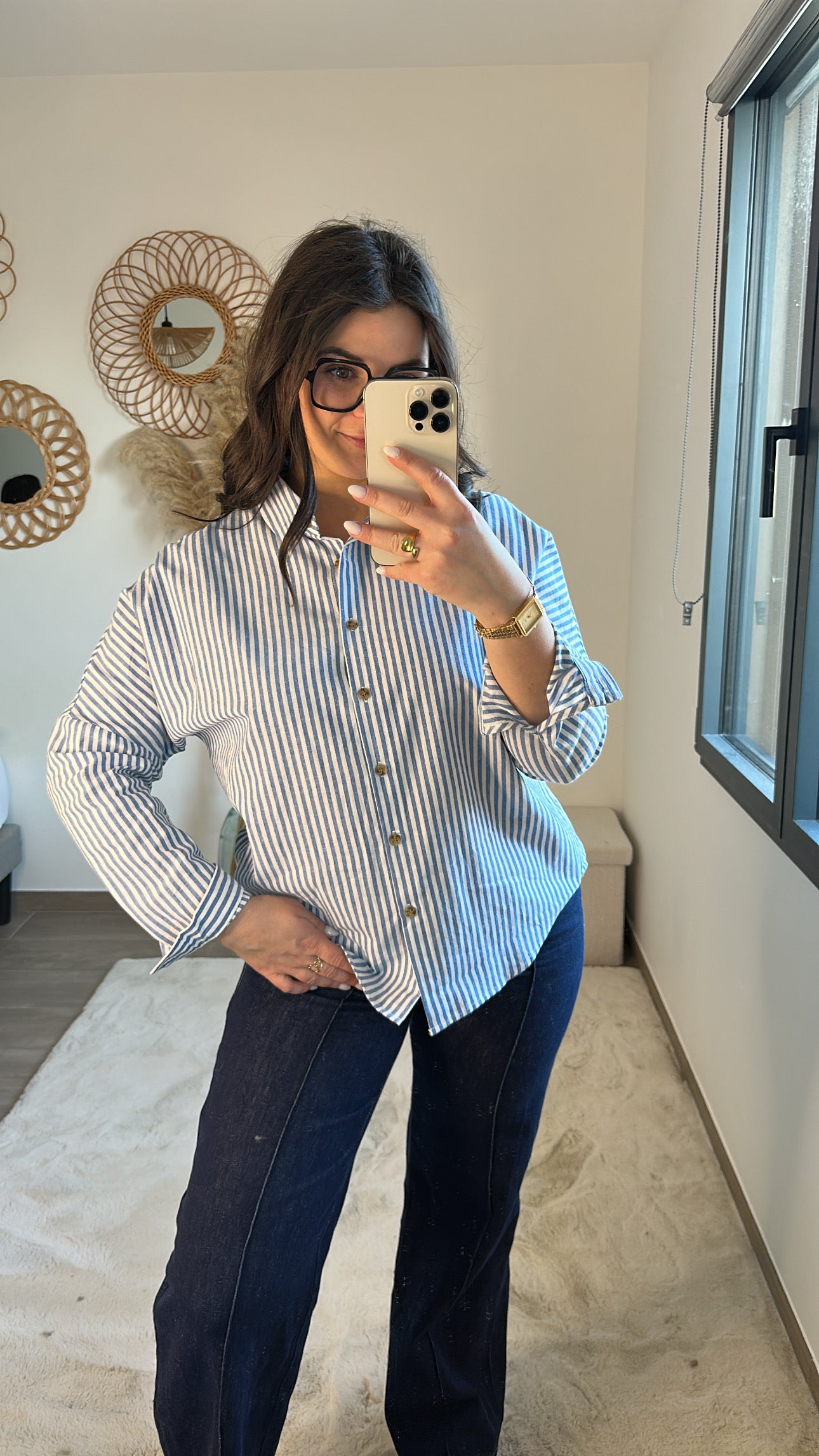 Chemise Elise - bleu