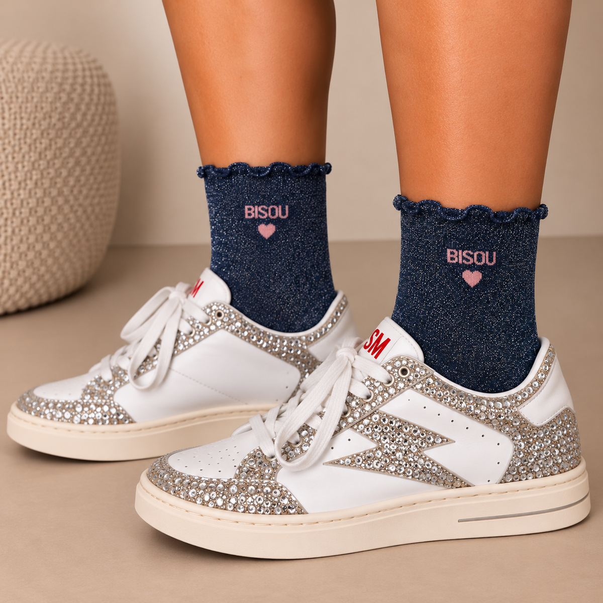 Chaussettes à paillettes