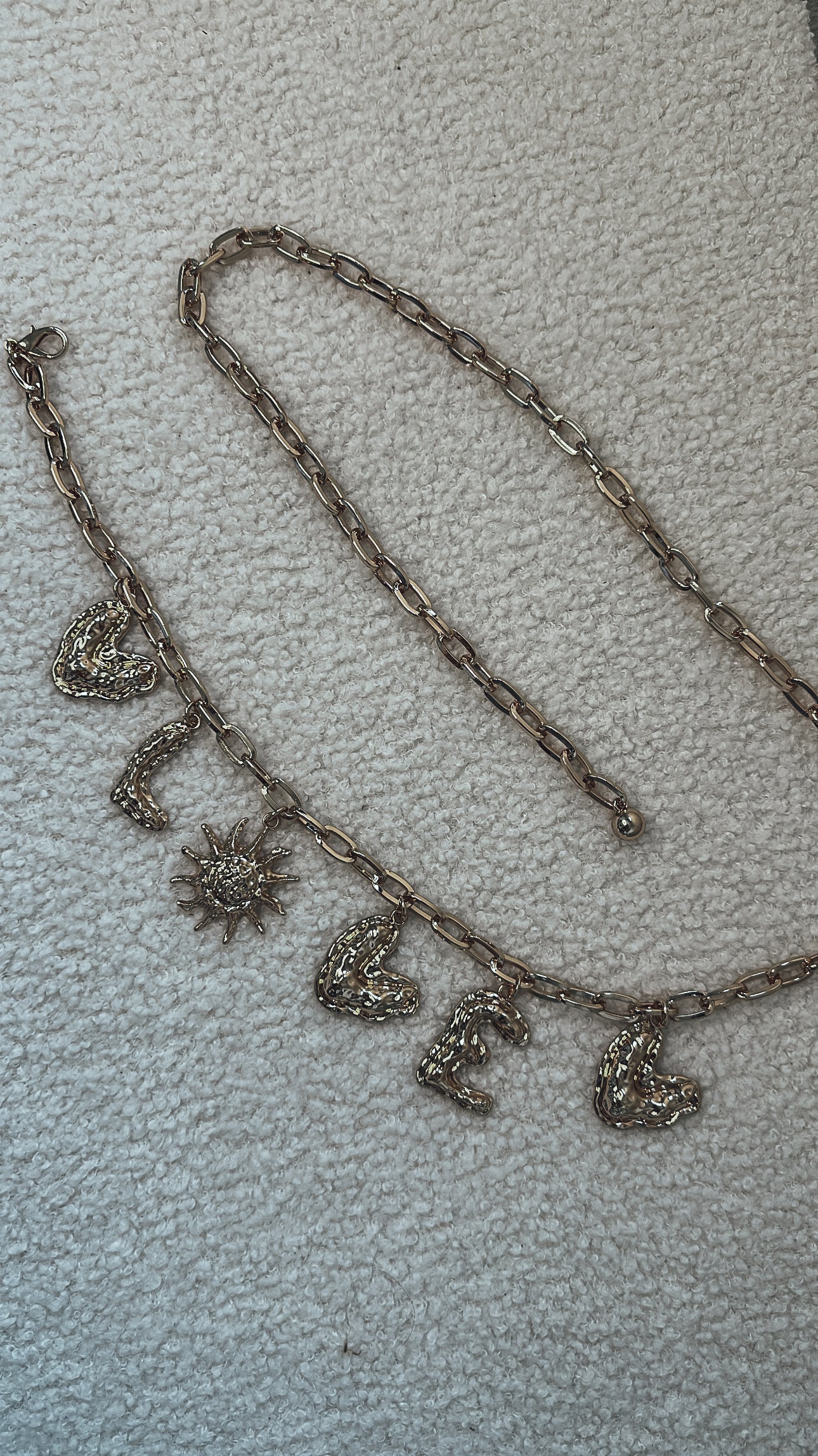 Ceinture chaîne « LOVE »