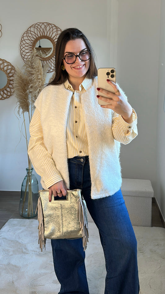 Gilet Lou - beige +