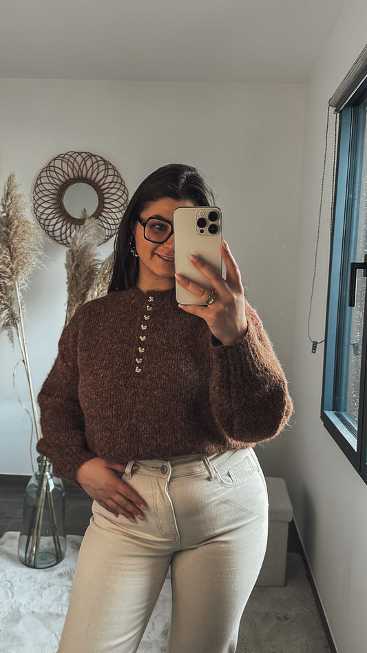Pull Denise - marron
