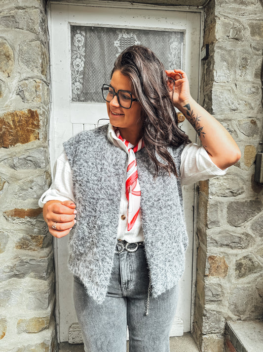 Gilet Lou - gris