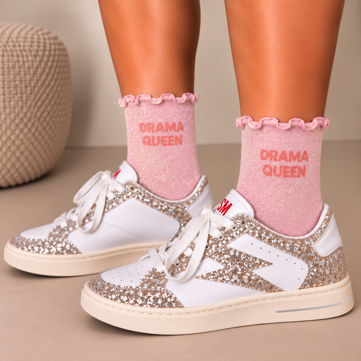 Chaussettes à paillettes