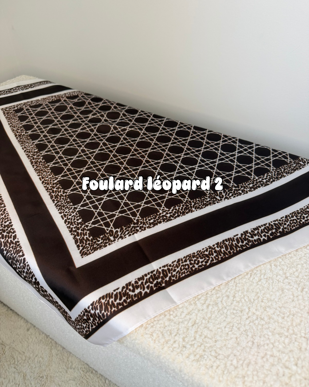 Foulard carré - animalier