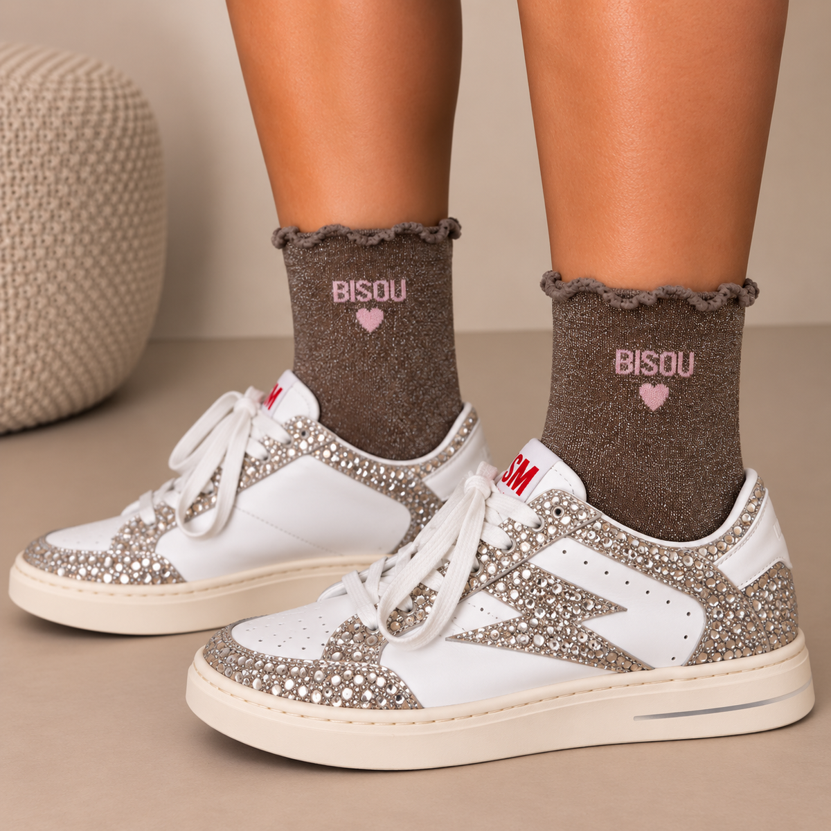 Chaussettes à paillettes