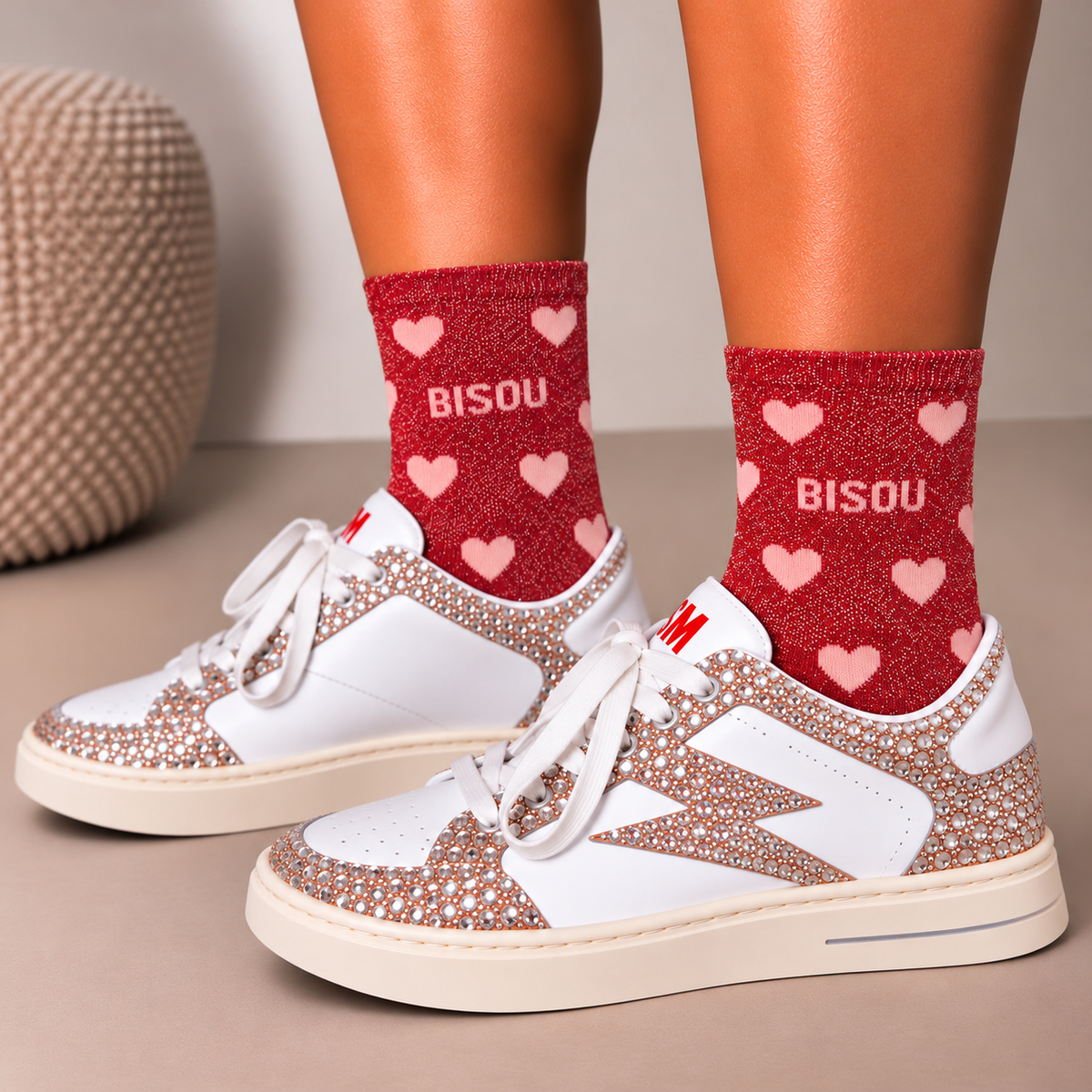 Chaussettes à paillettes