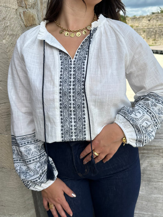 Blouse Albane - marine