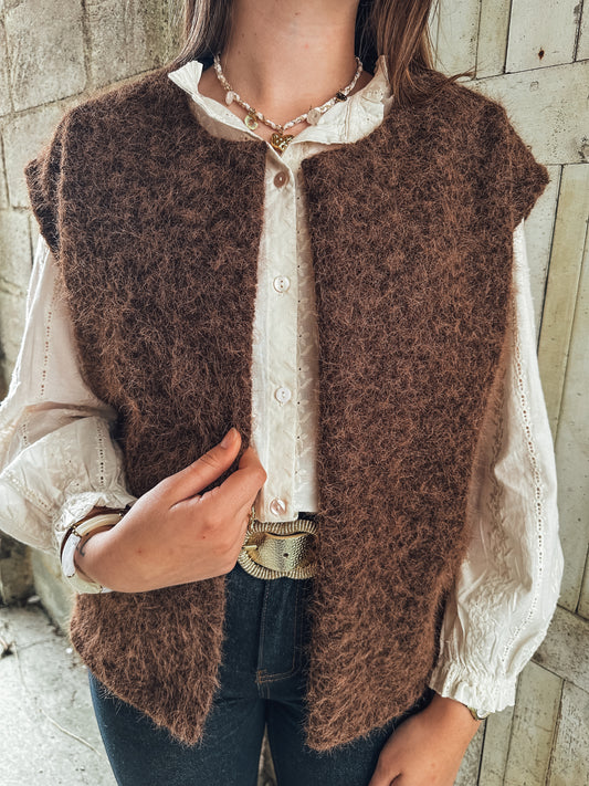 Gilet Lou - marron