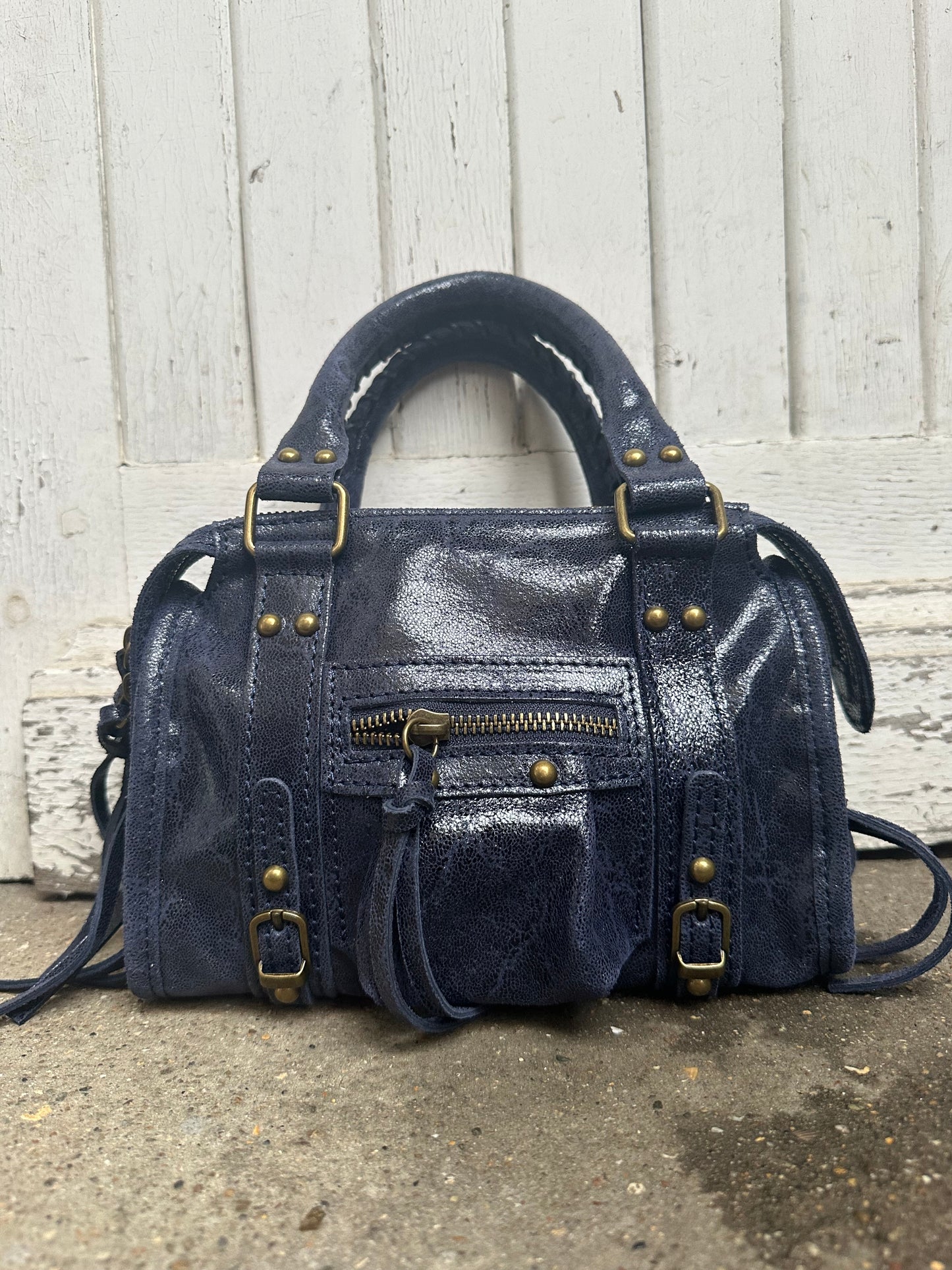 Sac Capucine en cuir mate - small