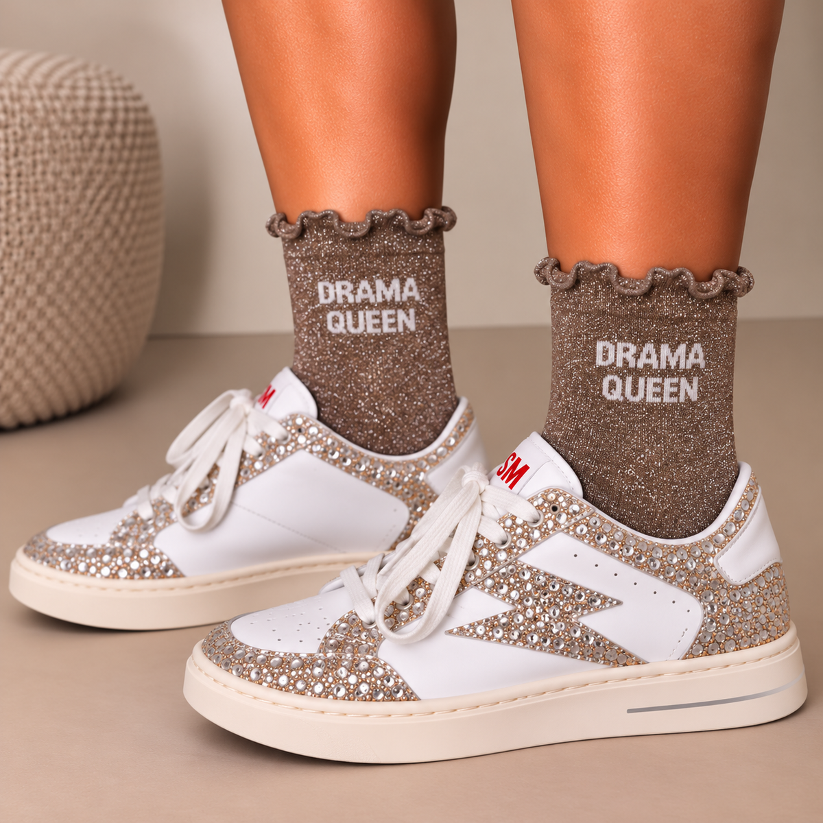 Chaussettes à paillettes