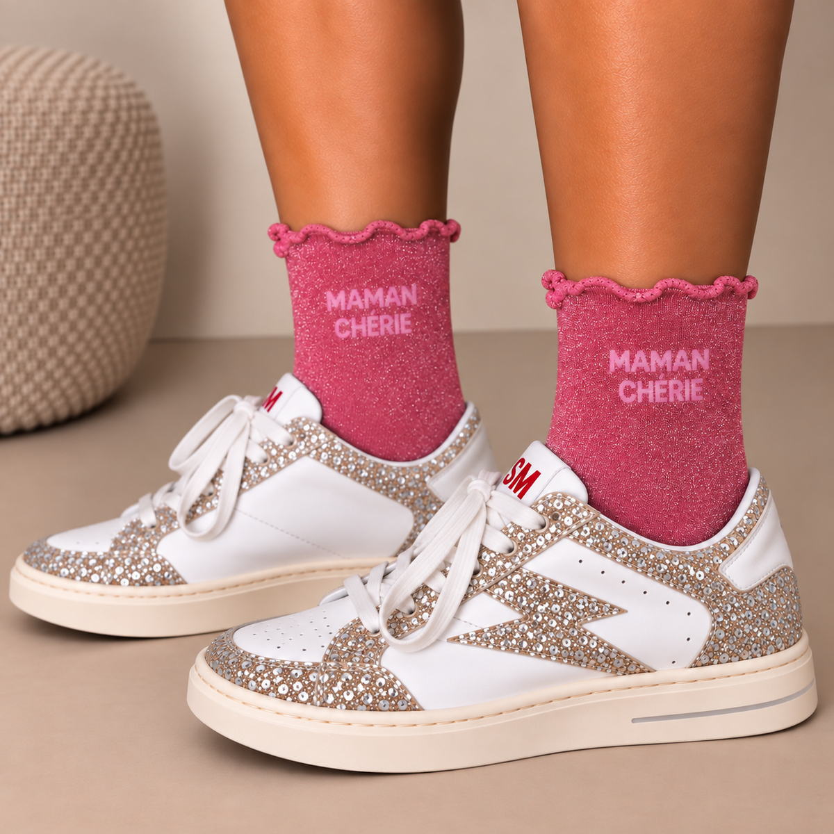 Chaussettes à paillettes
