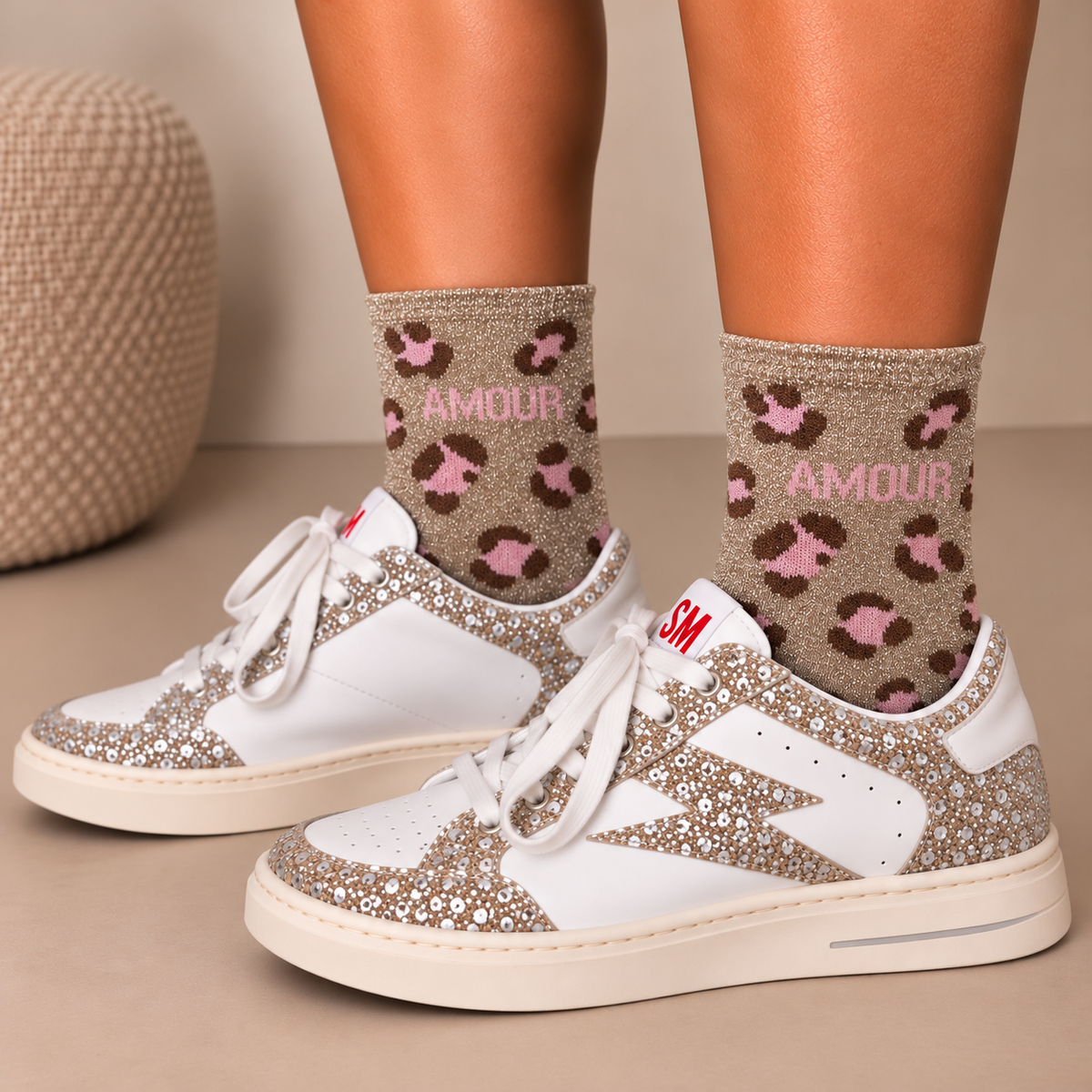 Chaussettes à paillettes