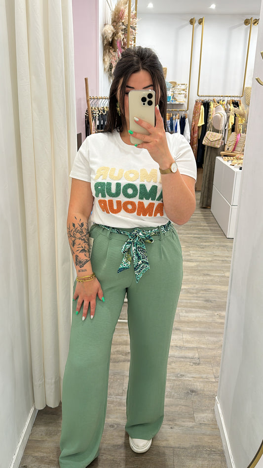 Pantalon Taly - vert