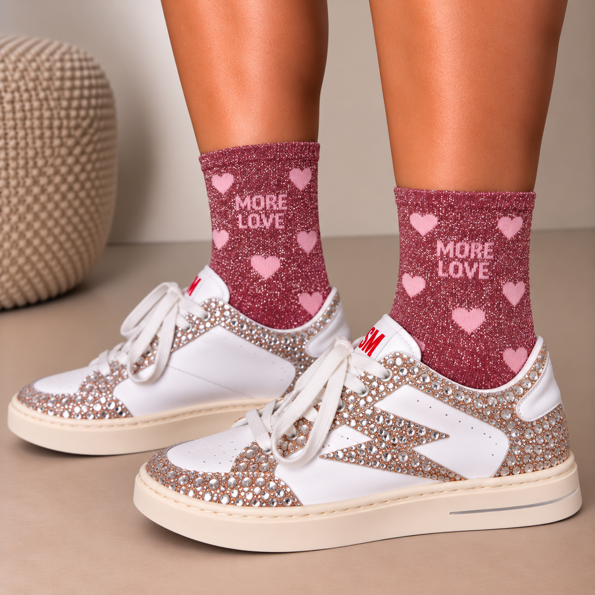 Chaussettes à paillettes